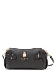 GUESS Damska torba na ramię - Yesba Mini Kobiety Sztuczna skóra czarny jednolity, ONE SIZE. Czarne torby na ramię damskie Guess, z aplikacjami, ze skóry, małe, bez dodatków. Za 649.95 zł.