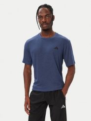 Adidas Koszulka techniczna Workout Essentials KS3806 Granatowy Regular Fit. Niebieskie koszulki sportowe męskie Adidas, m, bez wzorów, z syntetyku, bez kołnierzyka, bez ramiączek, na fitness i siłownię. Za 109.99 zł.