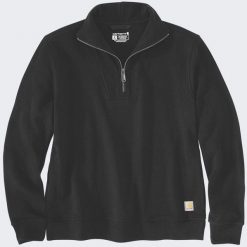 Bluza Carhartt Tencel Fiber HalfZip Black. Czarne bluzy męskie Craft, m, bez wzorów, bez kaptura. Za 329.00 zł.