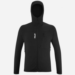 Bluza męska Millet Seneca Fleece Hoodie. Czarne bluzy męskie Millet, l, bez wzorów, z elastanu, z kapturem. Za 629.99 zł.