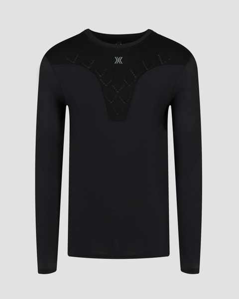 Longsleeve biegowy męski X-Bionic Corefusion Run Shirt LS czarny. Czarne bluzki z długim rękawem męskie X Bionic, m, bez wzorów, ze skóry, bez kołnierzyka. Za 559.99 zł.