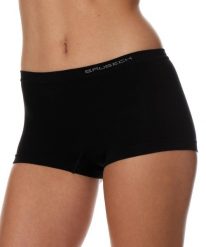 Bokserki bawełniane damskie Brubeck Comfort Cotton. Czarne bokserki damskie Brubeck, s, bez wzorów, z bawełny. Za 26.99 zł.