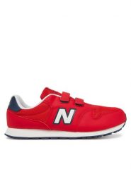 New Balance Sneakersy GV500TR1 Czerwony. Czerwone buty sportowe chłopięce New Balance, bez wzorów, z materiału, bez zapięcia. Za 159.99 zł.