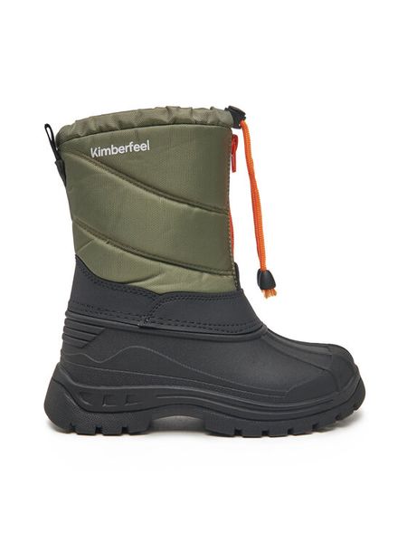 Kimberfeel Śniegowce Elvie Zielony. Zielone buty zimowe dziewczęce Kimberfeel, bez wzorów, ze skóry, bez zapięcia. Za 139.99 zł.
