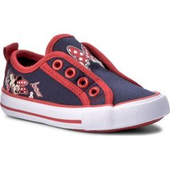 Trampki MICKEY&FRIENDS CP40-1640DSTC. Niebieskie trampki i tenisówki dziewczęce Mickey&Friends, bez wzorów, z materiału, bez zapięcia. Za 59.99 zł.