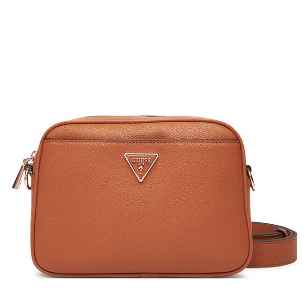 Torebka Guess. Brązowe listonoszki damskie Guess, z aplikacjami, klasyczne, bez dodatków. Za 344.99 zł.