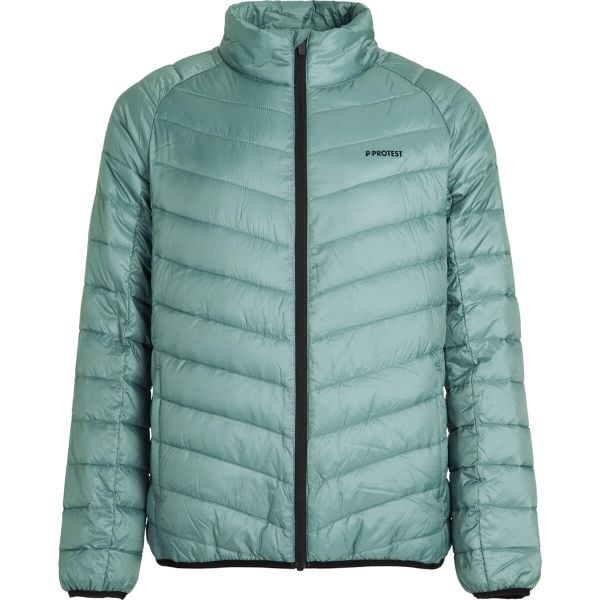 Kurtka puchowa Protest PRTSHAFFER Outdoor. Niebieskie kurtki męskie Protest, na zimę, s, bez wzorów, z puchu, eleganckie, bez kaptura. Za 385.50 zł.
