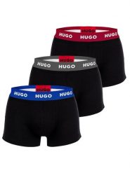 HUGO Komplet 3 par bokserek 50532611 Kolorowy. Bokserki męskie Hugo, m, bez wzorów, z bawełny. Za 209.99 zł.