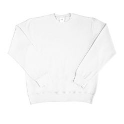 Męska Bluza Z Długim Rękawem I Wycięciem Pod Szyją. Białe bluzy męskie SG, m, bez wzorów, bez kaptura. Za 82.99 zł.