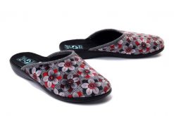ADANEX 28263 DIL3VV SZ/CZ, kapcie damskie. Szare kapcie damskie Adanex, bez wzorów. Za 37.79 zł.