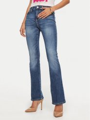 Guess Jeansy W4YA0L D5926 Granatowy Flare Fit. Niebieskie jeansy damskie Guess. Za 279.99 zł.