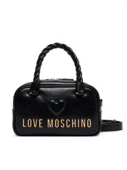 LOVE MOSCHINO Torebka JC4134PP1PL1100A Czarny. Czarne torebki do ręki damskie Love Moschino, bez wzorów, ze skóry, bez dodatków. Za 949.99 zł.
