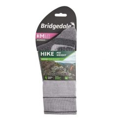Skarpety do turystyki damskie Bridgedale HIKE MW END BO ORI LD sil M. Szare skarpety damskie Bridgedale, bez wzorów. Za 98.99 zł.