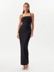 Guess Sukienka codzienna O5GK00 KCDE0 Czarny Bodycon Fit. Czarne sukienki damskie Guess, na co dzień, l, z aplikacjami, z syntetyku, bez kołnierzyka, bez ramiączek, bodycon. Za 279.99 zł.