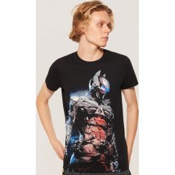 Koszulka piżamowa Batman - Czarny. Czarne piżamy męskie House, z motywem z bajki. Za 49.99 zł.