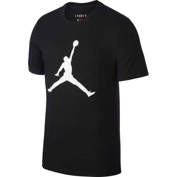 T-shirt do koszykówki męski Nike Jordan Jumpman czarny. Czarne t-shirty męskie Nike, m, bez wzorów, bez kołnierzyka. Za 129.00 zł.