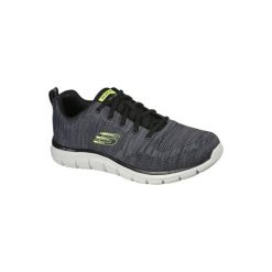 Buty treningowe męskie, Skechers Track - Front Runner. Szare buty sportowe męskie Skechers, z gumy, bez zapięcia, trekkingowe. Za 269.99 zł.
