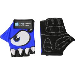 Rękawiczki dla dzieci Crazy Safety. Niebieskie rękawiczki dziecięce CRAZY SAFETY, bez wzorów, z mikrofibry. Za 138.50 zł.
