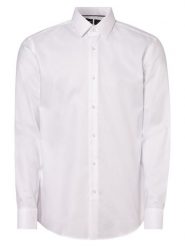 BOSS Koszula Mężczyźni Slim Fit Bawełna biały, 42. Białe koszule męskie Boss, m, bez wzorów, z bawełny, bez kołnierzyka, bez ramiączek. Za 599.95 zł.