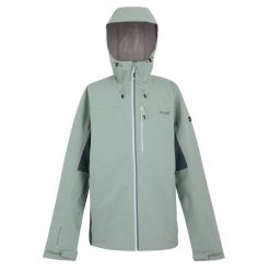 Męska Kurtka Wodoodporna Birchdale II. Niebieskie kurtki sportowe męskie Regatta, m, bez wzorów, trekkingowe. Za 154.99 zł.
