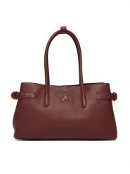 Patrizia Pepe Torebka 8B0305/L162 Brązowy. Brązowe torebki do ręki damskie Patrizia Pepe, bez wzorów, ze skóry, bez dodatków. Za 1,709.00 zł.