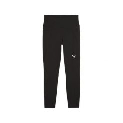 Damskie legginsy TAD ESSENTIALS o długości 7/8 PUMA Black. Czarne legginsy damskie Puma, bez wzorów, z podwyższonym stanem, na fitness i siłownię. Za 179.00 zł.