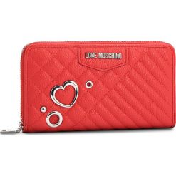 Duży Portfel Damski LOVE MOSCHINO - JC5542PP16LL0500 Rosso. Czerwone portfele damskie Love Moschino, ze skóry ekologicznej. Za 429.00 zł.