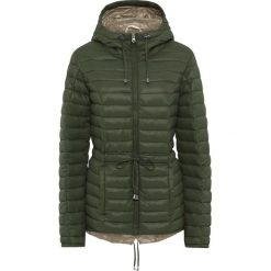 Lekka kurtka parka pikowana bonprix ciemnooliwkowo-beżowy. Parki damskie bonprix. Za 89.99 zł.