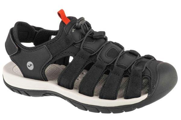 Sandały Męskie S.Gea. Czarne sandały męskie Joma, z gumy, bez zapięcia. Za 139.99 zł.