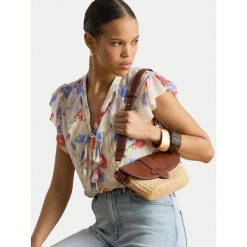 Torebka LAUREN RALPH LAUREN. Brązowe torebki do ręki damskie Lauren Ralph Lauren, bez wzorów, klasyczne, bez dodatków. Za 1,699.00 zł.