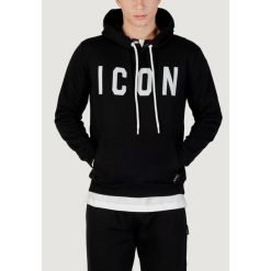 Bluza Mężczyzna ICON. Czarne bluzy męskie ICON, m, bez wzorów, bez kaptura. W wyprzedaży za 313.85 zł.