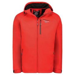 Kurtka softshell męska Geographical Norway TAKITO RED DB MEN 009, czerwona. Czerwone kurtki męskie Geographical Norway, m, bez wzorów, z elastanu, trekkingowe. Za 209.00 zł.