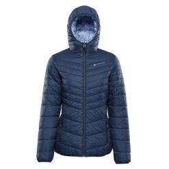 Kurtka damska ocieplana dwustronna Alpine Pro Eroma. Niebieskie kurtki damskie Alpine Pro, bez wzorów, z puchu, bez kaptura, trekkingowe. W wyprzedaży za 449.00 zł.