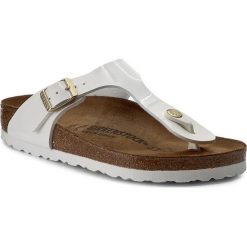 Japonki BIRKENSTOCK - Gizeh Bs 1005299 White. Białe klapki damskie Birkenstock, ze skóry ekologicznej. W wyprzedaży za 189.00 zł.