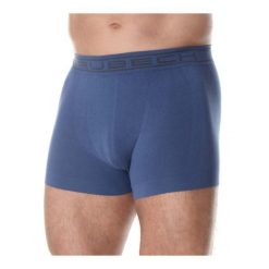 Bokserki męskie bawełniane Brubeck classic COMFORT COTTON. Niebieskie bokserki męskie Brubeck, m, bez wzorów, z bawełny. Za 41.99 zł.