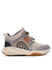 Reima Sneakersy Kiritin 5400134B Beżowy. Brązowe trampki i tenisówki chłopięce Reima, bez wzorów, ze skóry, bez zapięcia. Za 449.99 zł.