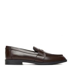 Loafersy GINO ROSSI. Brązowe mokasyny damskie Gino Rossi. Za 279.99 zł.