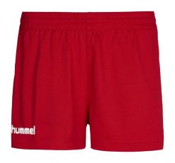 Spodenki sportowe damskie Hummel Core Womens Shorts. Czerwone szorty sportowe damskie Hummel, l, bez wzorów, z materiału, klasyczne, do biegania. Za 29.00 zł.