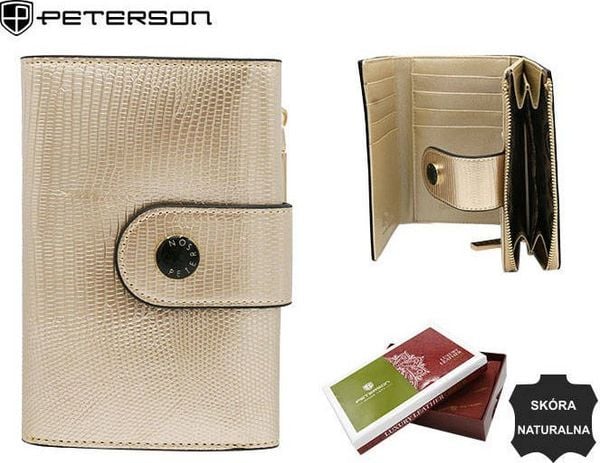 Peterson Elegancki, skórzany portfel damski - Peterson NoSize. Portfele damskie Peterson, bez wzorów. Za 244.30 zł.
