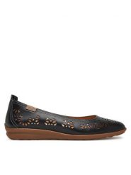 Pikolinos Baleriny W4C-4927 Czarny. Czarne baleriny damskie Pikolinos, bez wzorów, ze skóry, bez obcasa. Za 399.99 zł.
