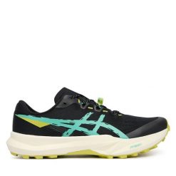 Buty do biegania Asics. Czarne buty sportowe męskie Asics, bez zapięcia, do biegania. Za 639.99 zł.