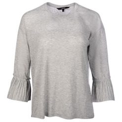 Vero Moda Ladies T-Shirt Jakuri 3/4 Mankietów Frill Top d2-2 Light Grey Melange Melange (Rozmiar M). T-shirty damskie marki Vero Moda. W wyprzedaży za 32.00 zł.