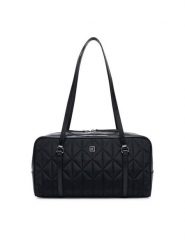 Calvin Klein Torebka Quilted Nylon 2X Strap Camerabag LV04F3651G Czarny. Czarne torebki do ręki damskie Calvin Klein, bez wzorów, z materiału, bez dodatków. Za 529.99 zł.