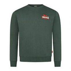 Bluza Lonsdale Lympstone. Czerwone bluzy męskie Lonsdale, m, bez wzorów, bez kaptura. Za 225.50 zł.