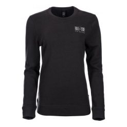 FOX Bluza Damska Good Timer Crew L Czarny. Czarne bluzy damskie FOX, l, bez wzorów, bez kaptura. W wyprzedaży za 139.00 zł.