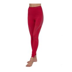Legginsy damskie termoaktywne Brubeck DRY. Czerwone bielizna termoaktywna damska Brubeck, bez wzorów, z elastanu, bez ramiączek. Za 129.99 zł.
