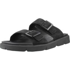 Sandały GEOX U XAND 2S Czarny. Czarne sandały męskie Geox, z materiału, bez zapięcia. Za 330.99 zł.