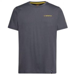 Koszulka z nadrukiem męska La Sportiva Dawn Wall T-Shirt. Czarne t-shirty męskie La Sportiva, m, bez wzorów, z bawełny, bez kołnierzyka. Za 197.99 zł.