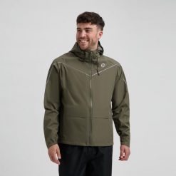 Kurtka na deszcz unisex Rogelli Commuter Essential. Zielone kurtki damskie Rogelli, xl, bez wzorów, bez kaptura. Za 313.00 zł.