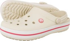 Crocs Crocband Stucco Melon - M9 - uniseks - uniwersalny. Różowe klapki męskie Crocs. Za 236.51 zł.